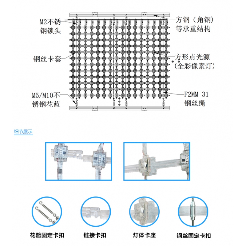 P62.5全彩網(wǎng)格屏，網(wǎng)格軟屏，戶(hù)外LED網(wǎng)格屏